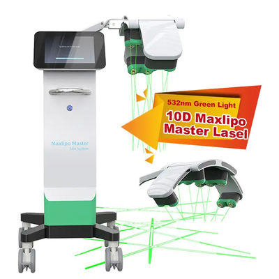 2023 Newest Updates Emerald Laser 532nm Body Slim 10D Laser Fat Burning Machine