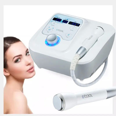 New D cool Portable Cool + Hot + Ems For Skin Tightening Anti Puffiness Facial Electroporation Machine Beauty Device