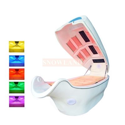 Photon treatment dry spa capsule ozone LED magic light far infrared slimming spa capsule