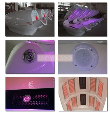 LED light far infrared spa capsule for salon