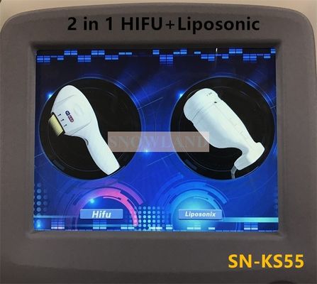 2018 Best seller with good result! Desktop hifu face lift device/ liposonic hifu machine 2 in 1 body slimming machine