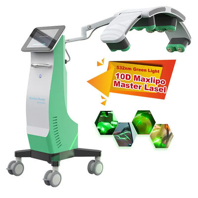 2023 Newest Updates High Quality 10d Emerald Laser 532nm Green Red Light Cellulite Removal Slimming Fat Burning Machine