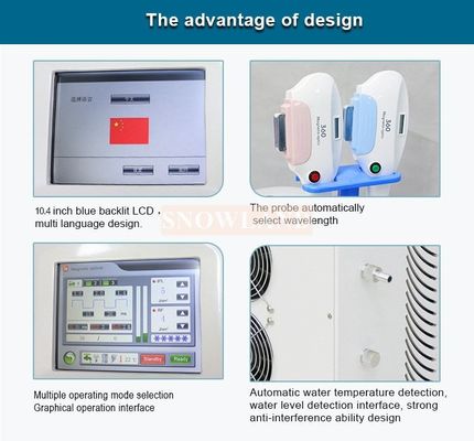 360 Magneto-optical ipl shr hair removal beauty machine