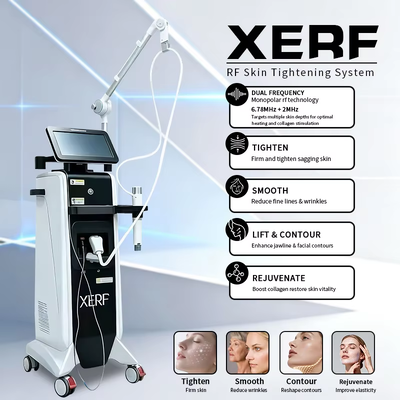 Aesthetic Clinic XERF Dual Frequency 6.78MHz Painless Skin Tightening SMAS Face Lift Collagen Boost OEM
